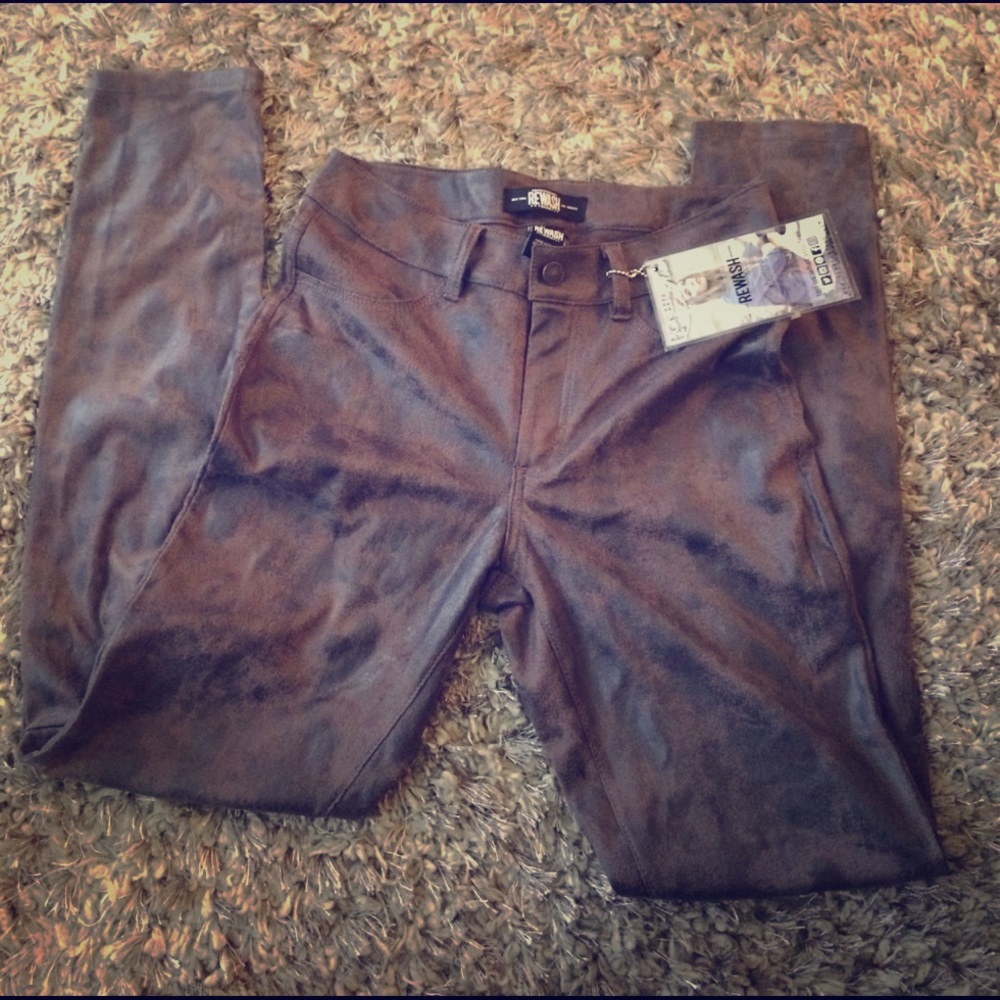⭕️clear out⭕️ REWASH brand brown skinny pants 👖