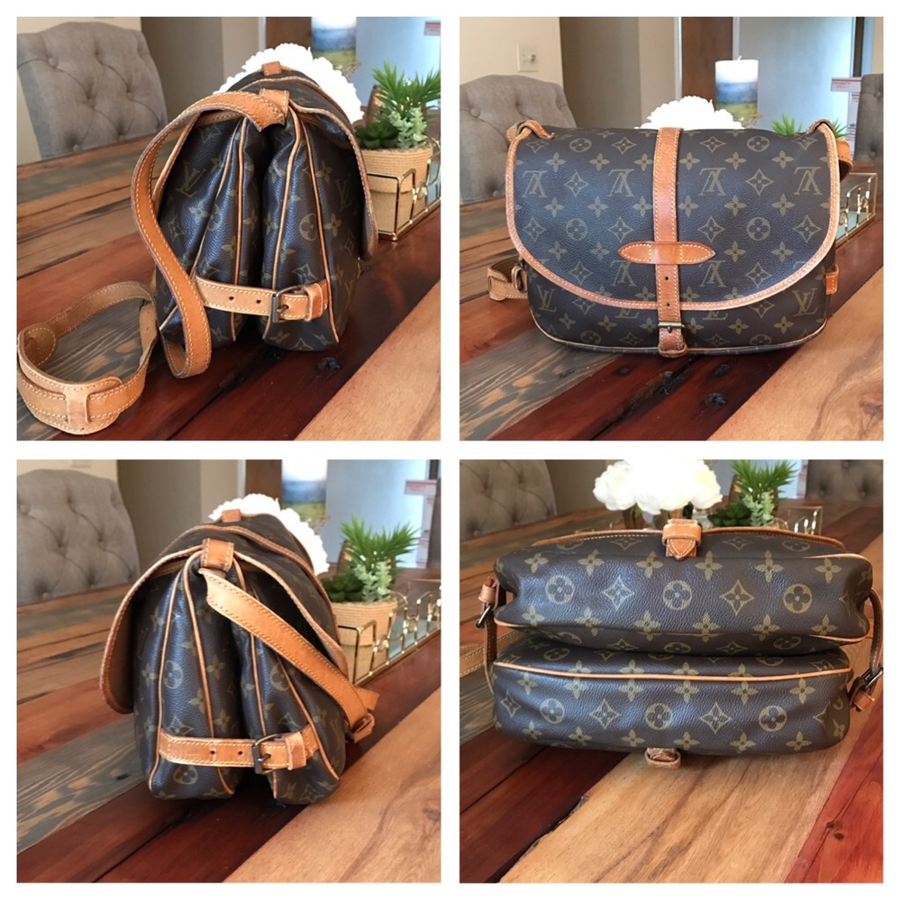 👌SOLD👌Authentic Louis Vuitton Saumur 30 - Picture 2 of 5