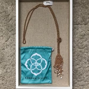 Kendra Scott Sloan Lariat in Rose Gold
