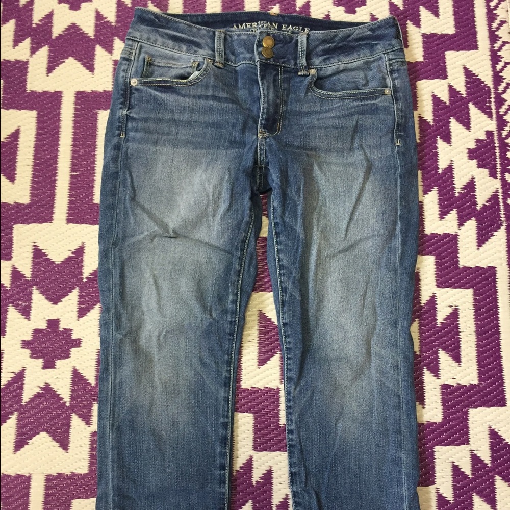 American Eagle Artist Crop Jeans 👖 Sz 6
