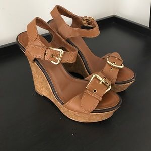 Charlotte Russe Size 7 Buckle Wedges