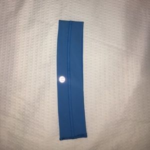 Blue lulu lemon headband