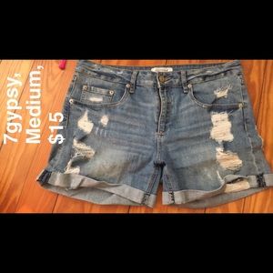 Jean shorts!