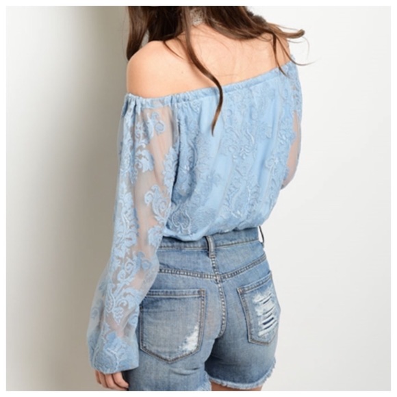 ✨ FINAL Lilac Off The Shoulder Top - Picture 4 of 4