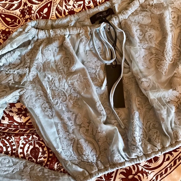 ✨ FINAL Lilac Off The Shoulder Top - Picture 2 of 4