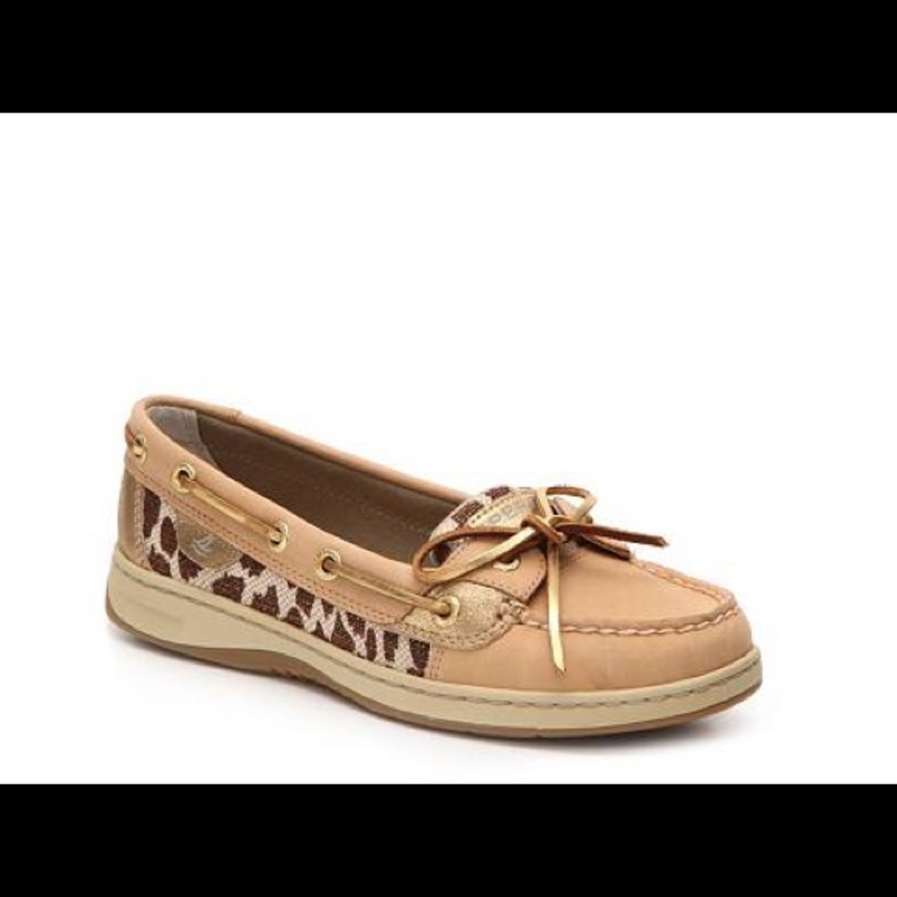 Sperry Top-Sider Angelfish Leopard Boat Shoe, 9