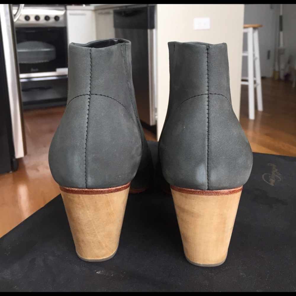 Rachel Comey Charcoal Dazze Punched Bootie - Picture 4 of 6