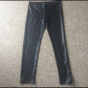 Faux Leather Liquid Leggings