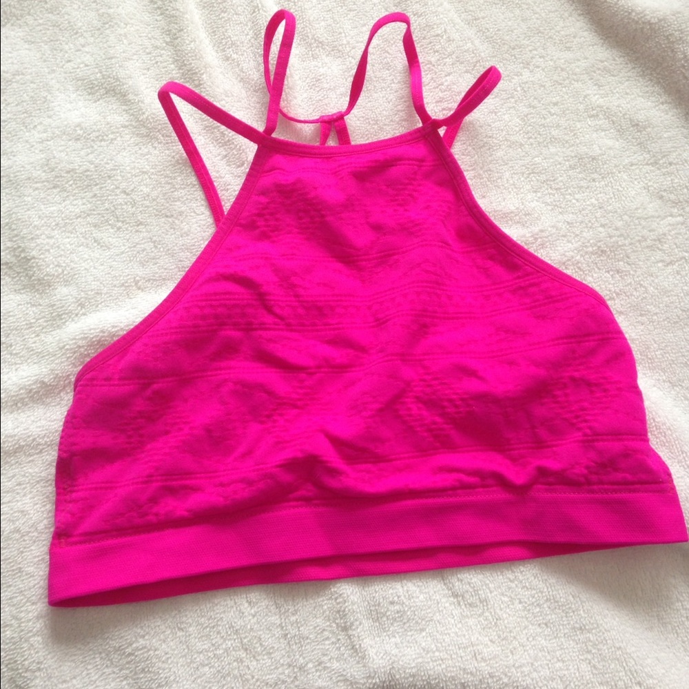 Victoria's Secret hot pink racerback bralette