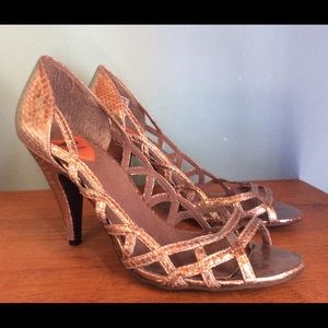 Silver Rocket Dog Heels