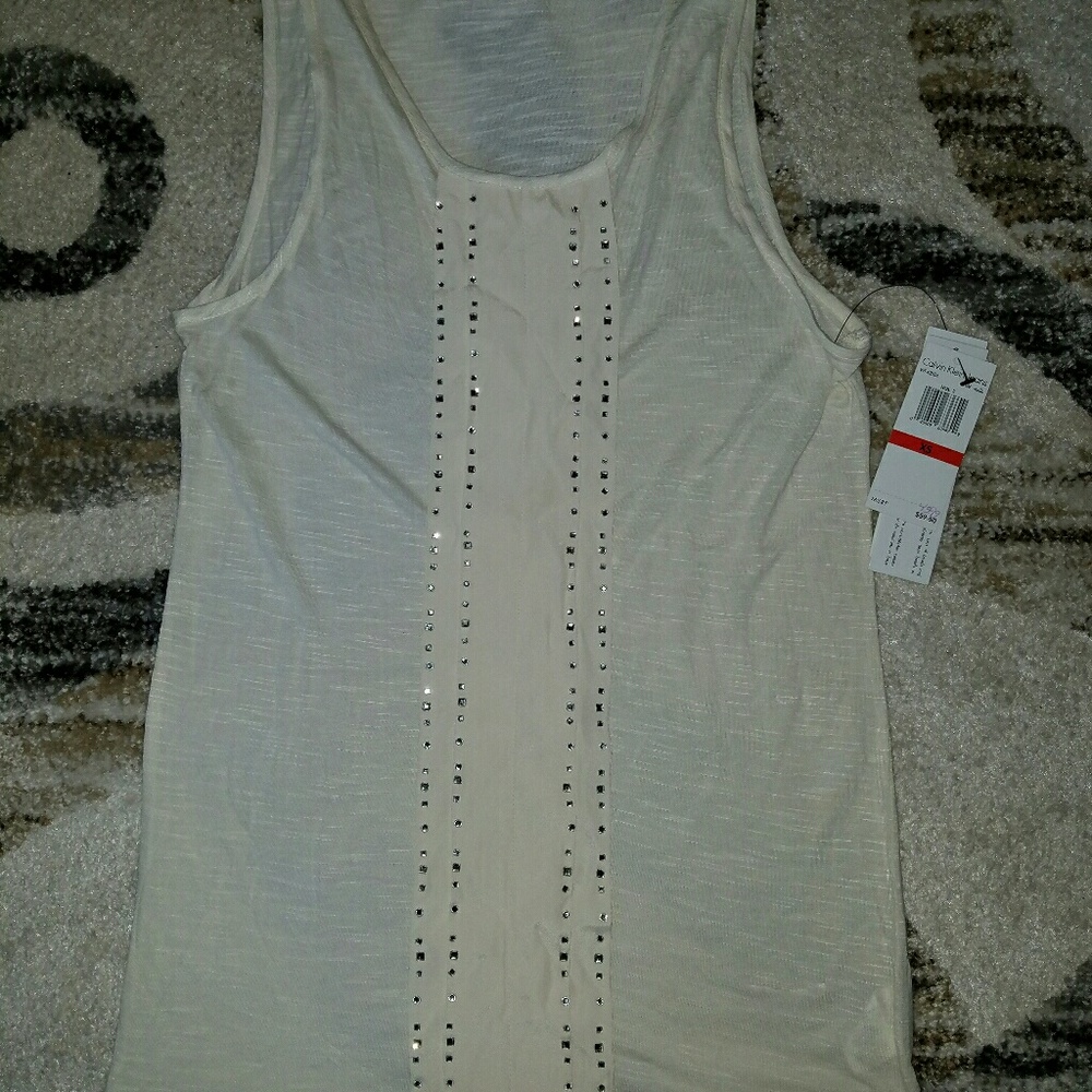 NWT Calvin Klein racer back tank top