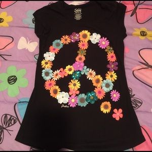 Justice tee size 14