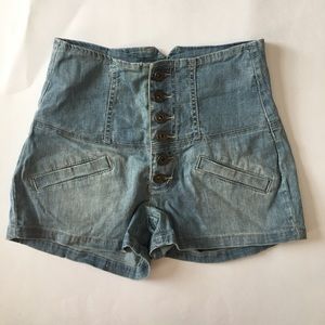 High waisted shorts