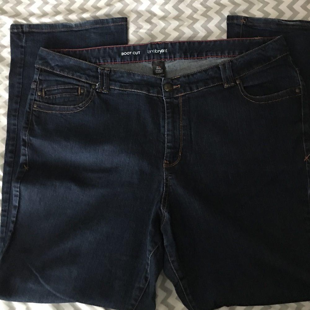 Dark blue lane Bryant bootcut jeans!