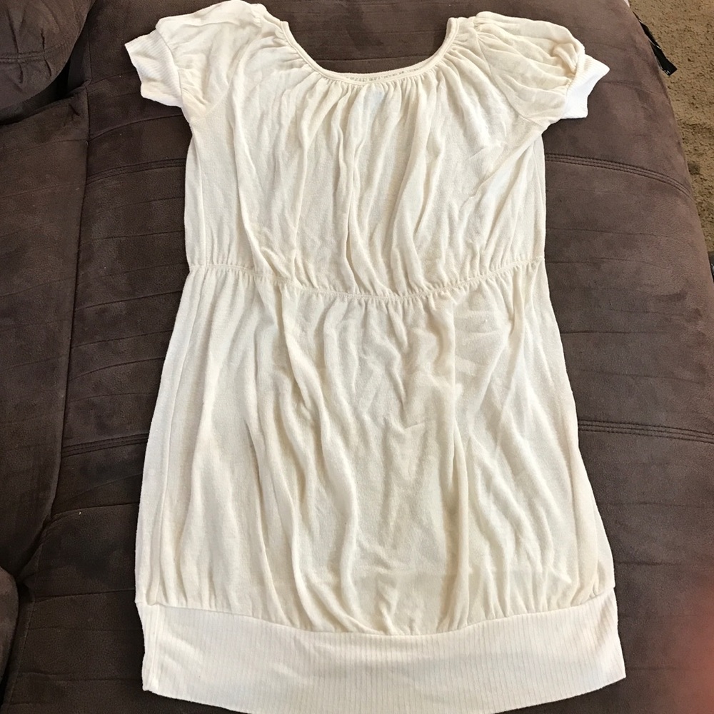 White tunic dress