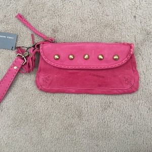 Fushcia Carla Mancini clutch