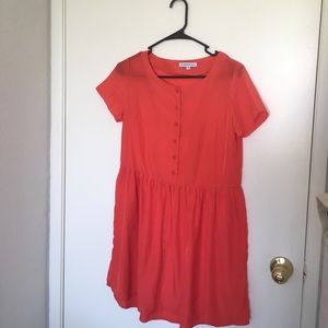 Orange summer dress