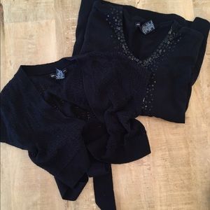 **SALE Vacation Closeouts!* Black cardigan bundle