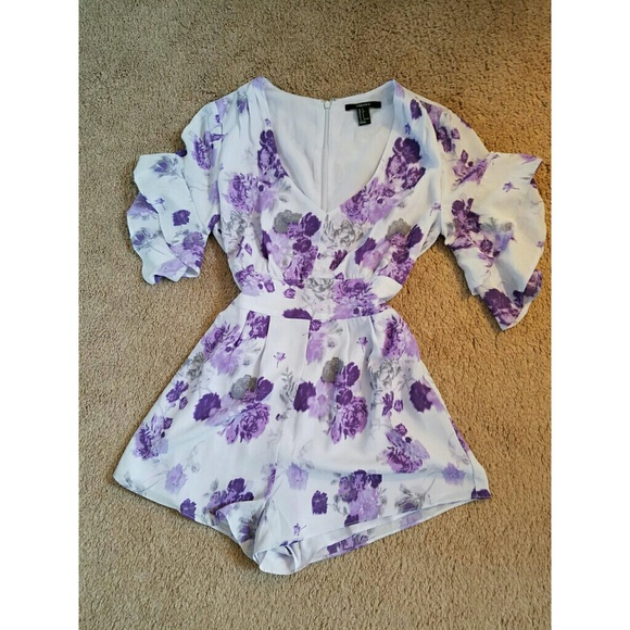 Forever 21 Dresses & Skirts - Lavender purple romper