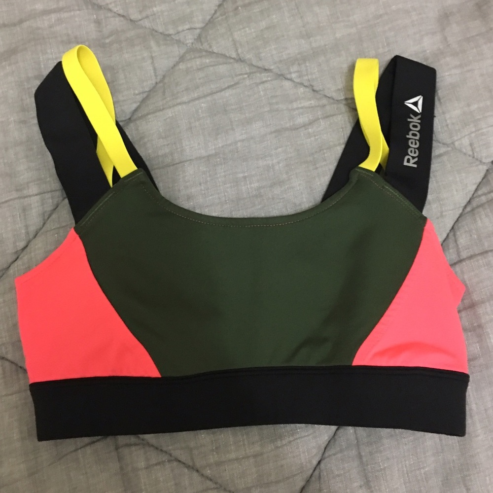 Reebok colorful sports bra