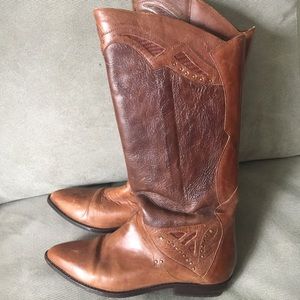 Vintage Circles brand cowboy boot