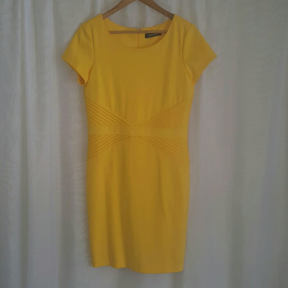Canary yellow dress