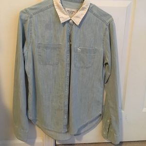 Abercrombie and fitch soft Jean button down