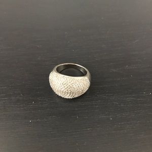 Express Silver Cocktail Ring. Size 7.