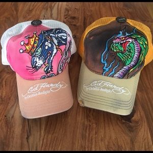 Ed Hardy 2 Unisex Trucker Cap Hats