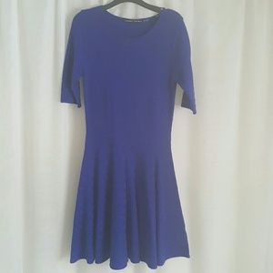 Cobalt blue Ivanka Trump sweater dress