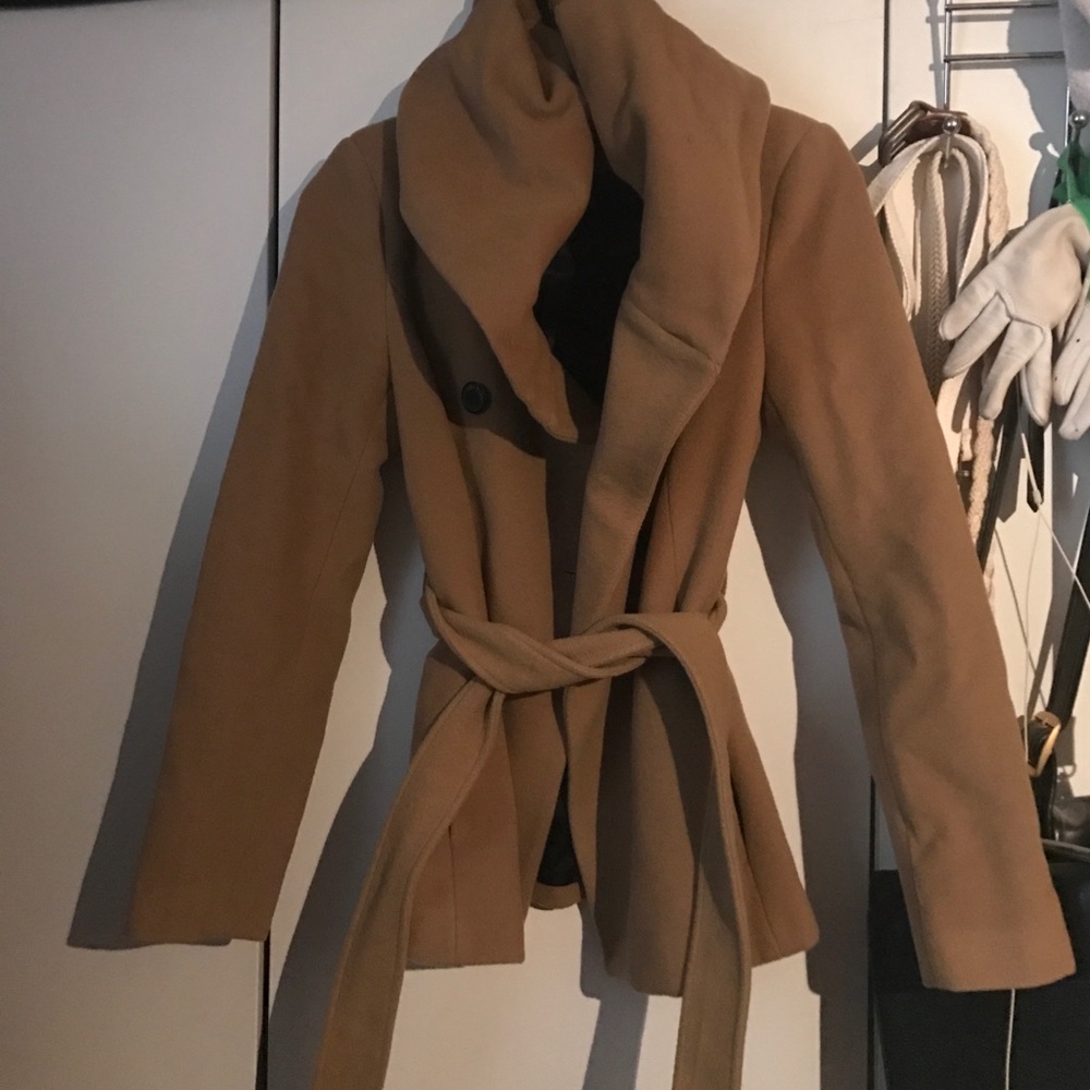 Zara hooded coat