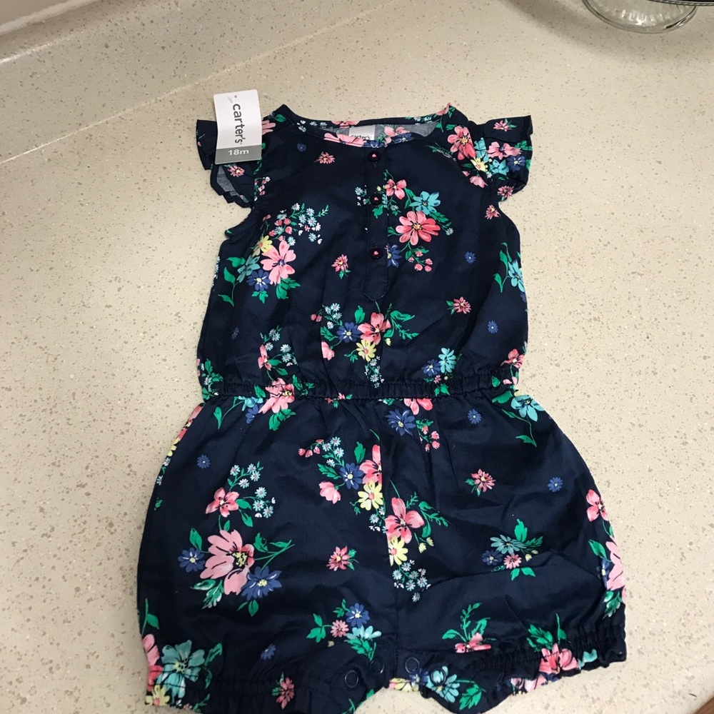Carters 18m baby girl romper