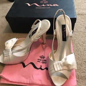Nina ivory heels