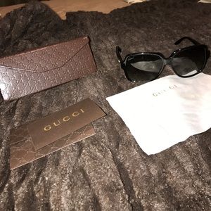 Women's, GUCCI Sunglasses- Black