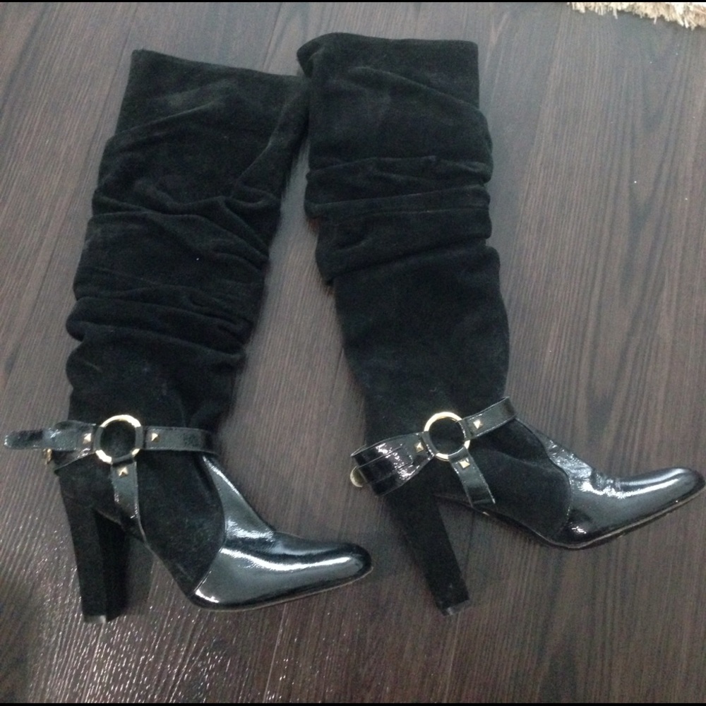 Authentic Versace suede boots 36 - Picture 1 of 4