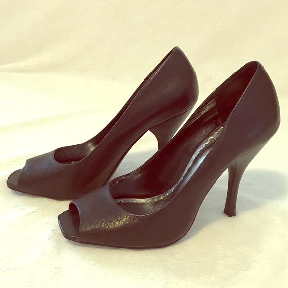 BCBGirls Shoes - Classic BCBGirls black peep-toe heels!