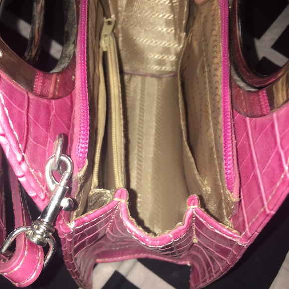 Vintage Alligator skin Handbag with shoulder strap - Picture 4 of 5