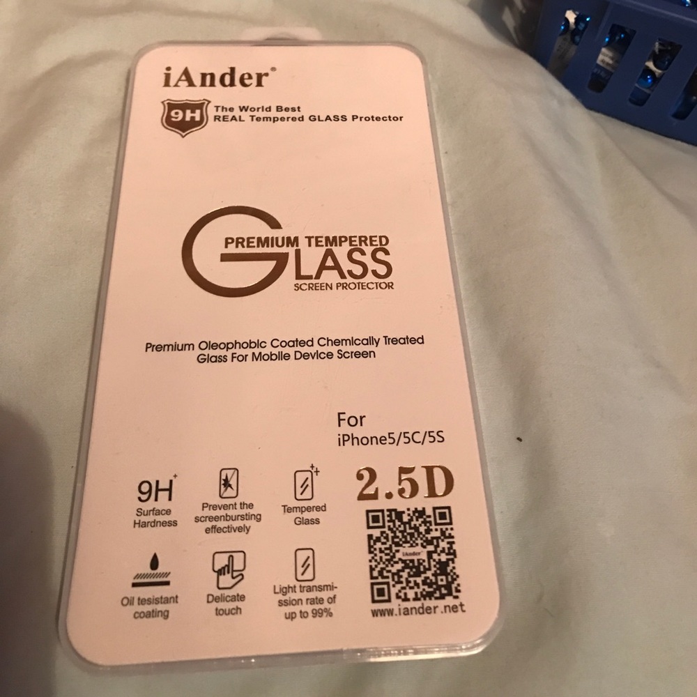 Never opened . Glass screen protector iPhone 5/5c