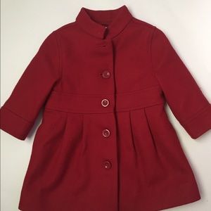 Janie & Jack Red peacoat