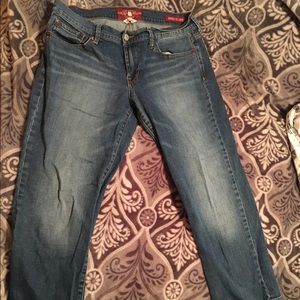 Lucky brand cropped jeans size 10/30