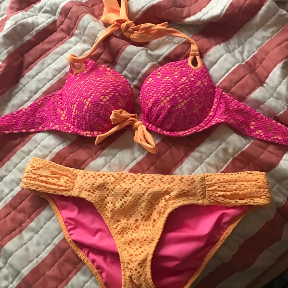 VS Pink swim bikini push up