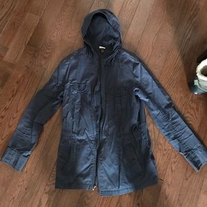 Navy Casual Utility Coat