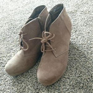 Wedge booties