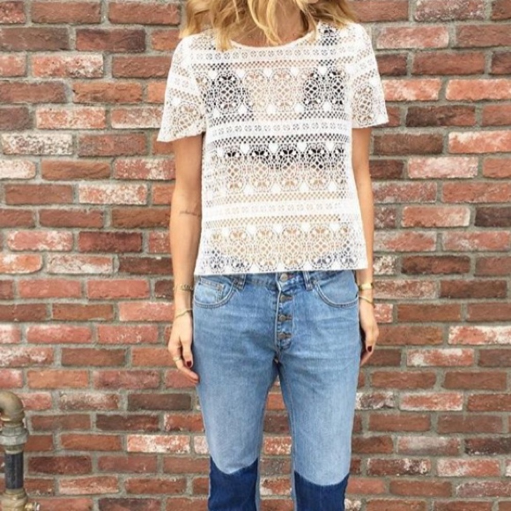 Anine Bing lace top