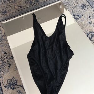 NastyGal Black Onepiece