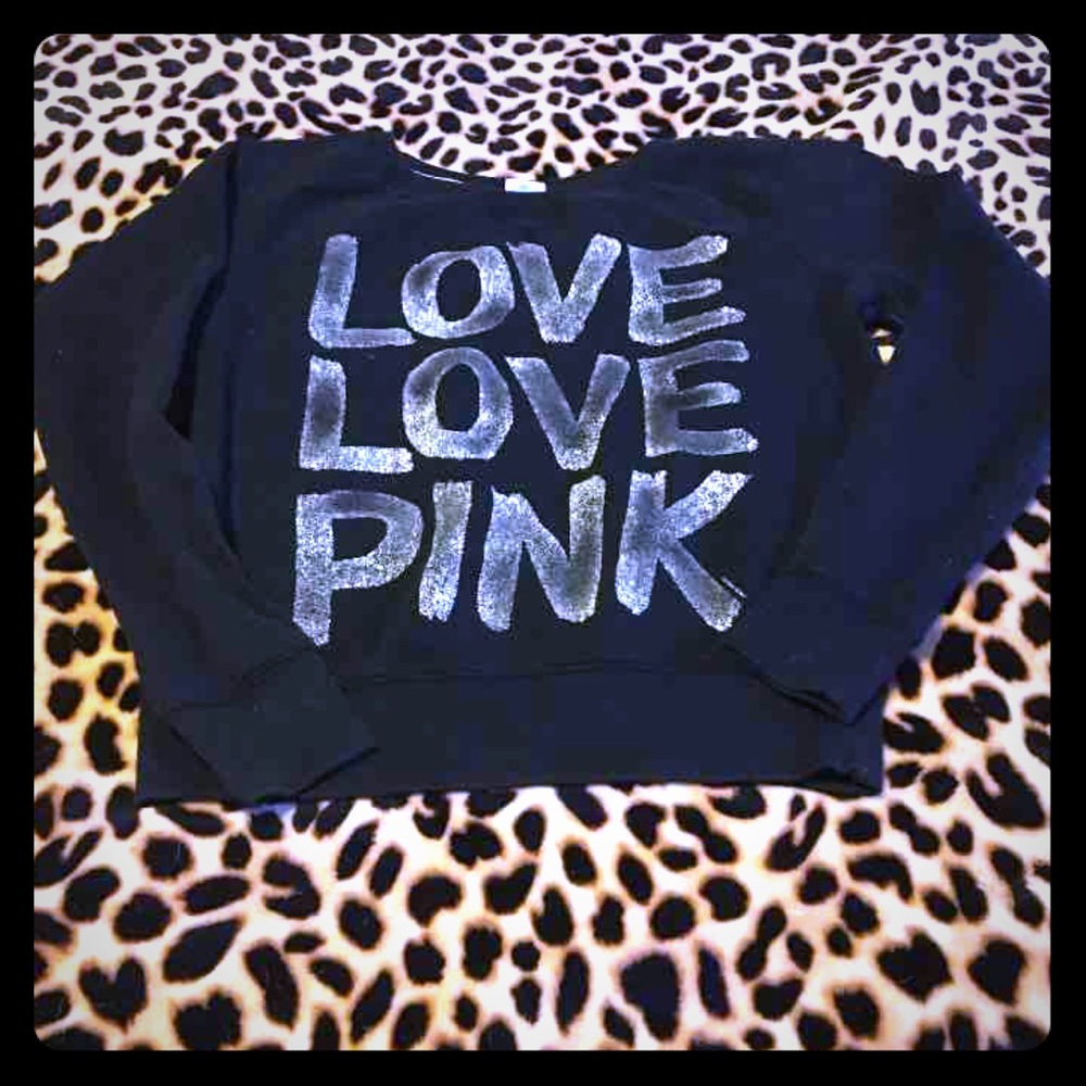 Vs "love pink" sweater sold