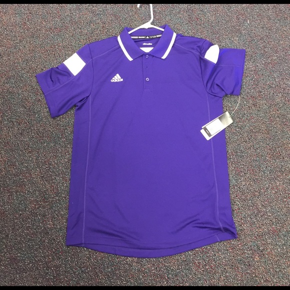#Adidas Purple Polo 3002 - Picture 3 of 5