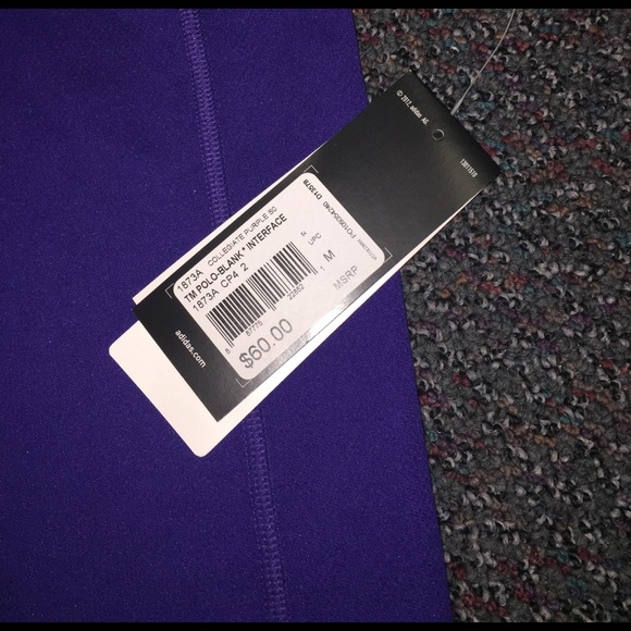 #Adidas Purple Polo 3002 - Picture 5 of 5