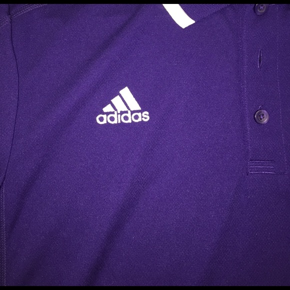 #Adidas Purple Polo 3002 - Picture 4 of 5