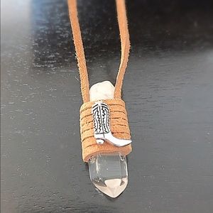 Customized crystal necklace- made by me